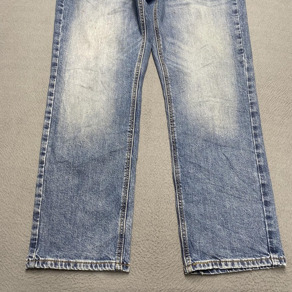 Levis 541 Jeans Mens 34x30 Blue Denim Athletic Taper Stretch Medium Wash - Picture 4 of 15